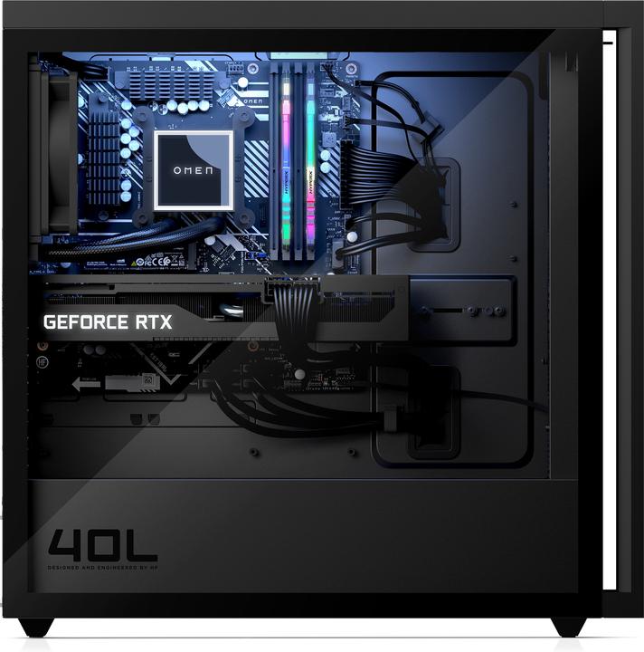Immagine prodotto HP PC da gioco Omen 40L GT21-1016ng (AMD Ryzen 7 7800X3D, 32 GB, 1000 GB, GeForce RTX 4070 Ti Super)