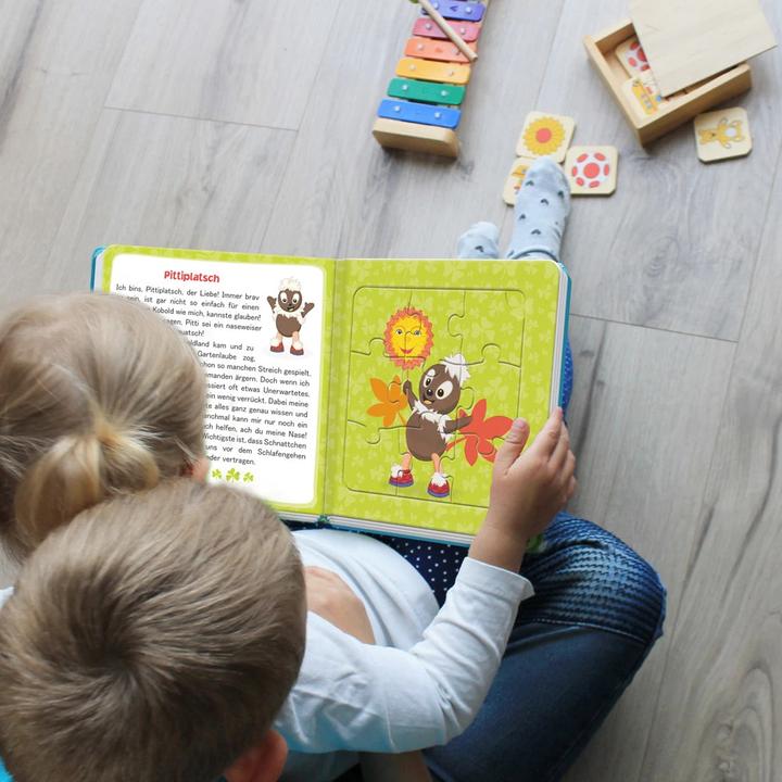 Actual product image Unser Sandmännchen Puzzlebuch mit 4 Puzzle Sandmann (German, Trötsch Verlag GmbH & Co KG, 2020)