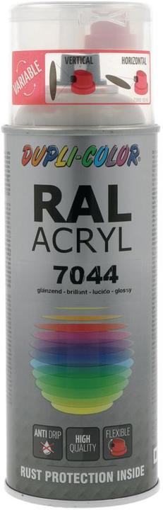Immagine prodotto Dupli-Color Vernice acrilica lucida RAL 7044 grigio seta (Grigio seta, 0.40 l)