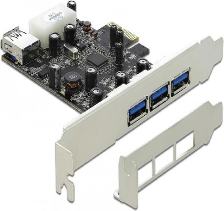 Delock PCI-E Karte > 3 x extern + 1 x intern USB 3.0