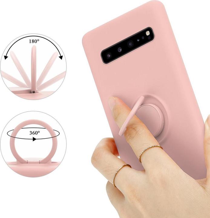 Produktbild Cadorabo TPU Liquid Ring Silicone Case Hülle (Samsung Galaxy S10 5G)