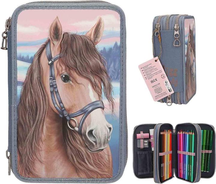 Actual product image Magni DEPESCHE Miss Melody Federtasche 3fach mit 3D Effekt