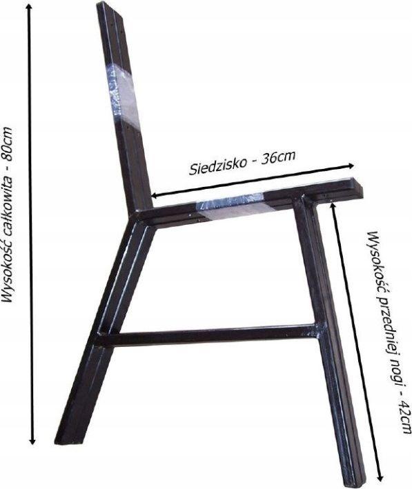 Unimet Steel leg for the bench set. 2 pcs.