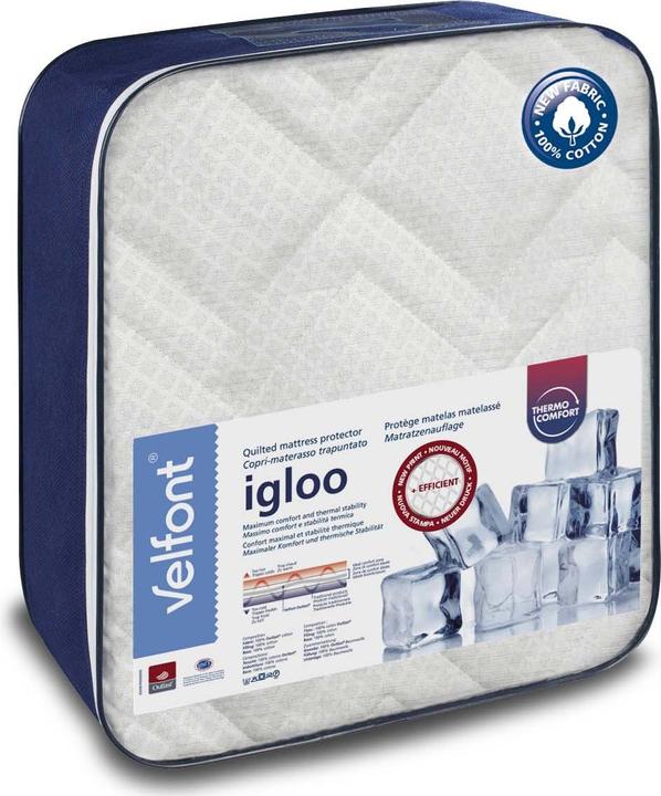Image du produit Velfont Surmatelas thermorégulateur Igloo (90 x 200 cm)