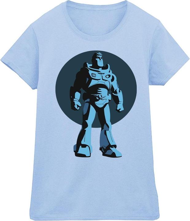 Actual product image Disney Womens/Ladies Lightyear Buzz Standing Circle Cotton T-Shirt (L)