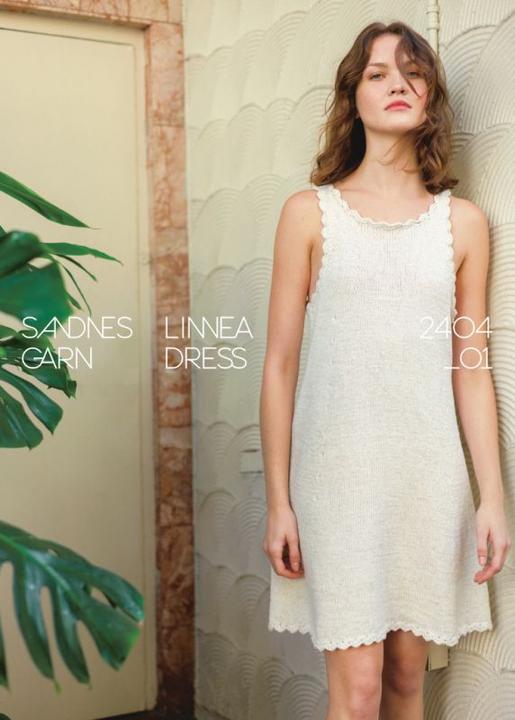 Image du produit Sandnes Garn Livret d'instructions 2404 Sommerstrikk Instructions simples 2404 n° 1 - Linnea dress - allemand