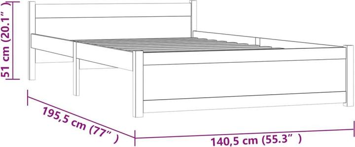 Actual product image VidaXL Camala (135 x 190 cm)