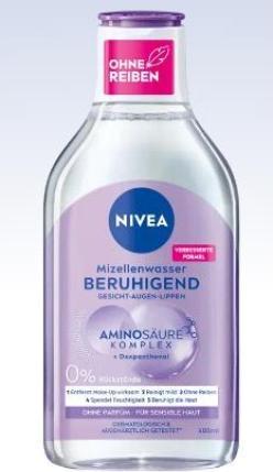 Immagine prodotto NIVEA Acqua micellare lenitiva (Acqua micellare, 400 ml)