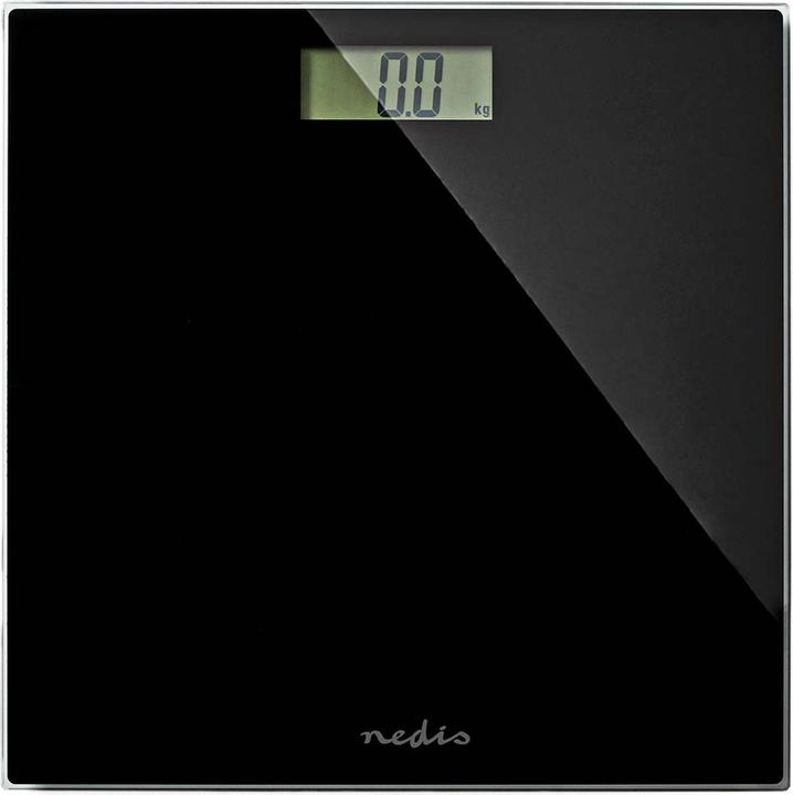 Image du produit Nedis Pèse-personne | Digital | Noir | Verre trempé | Capacité de pesage max : 150 kg (150 kg)