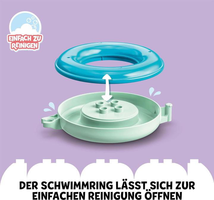 Image du produit LEGO Le plaisir de la baignoire : train d'animaux flottant (10965)
