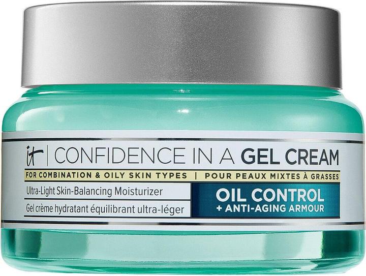It Cosmetics Confidence in a Gel Cream Oil Control Hydrating Oil-Free Face Moisturizer with Niacinam (60 ml, Gesichtsgel)