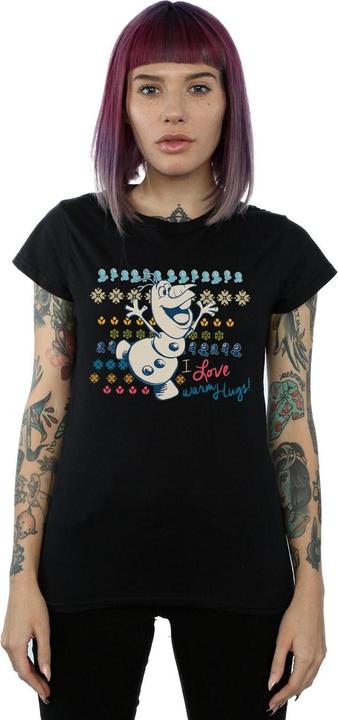 Image du produit Disney - T-shirt FROZEN LOVE WARM HUGS - Femme (M)
