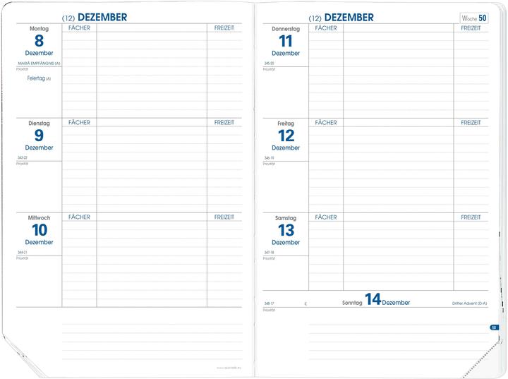 Immagine prodotto Quo Vadis Calendario dell'insegnante Inserto di Texthebdo 2017/2018 (16 x 24 cm, Tedesco)