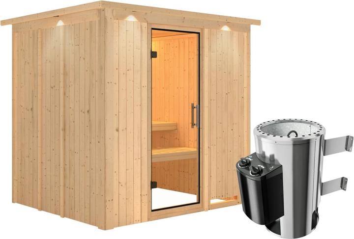 Immagine prodotto Karibu Daria con ghirlanda sul tetto (Controllo interno Plug & Play 3,6 KW)