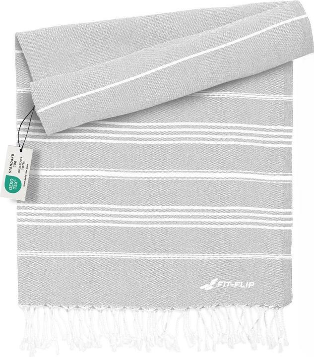 Immagine prodotto Fit-Flip Hamamtuch Baumwolle Recycelt 100x200cm (100 x 200 cm)
