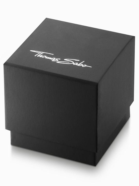 Produktbild Thomas Sabo Damenuhr mit Schmetterlingen silberfarben (34 mm)