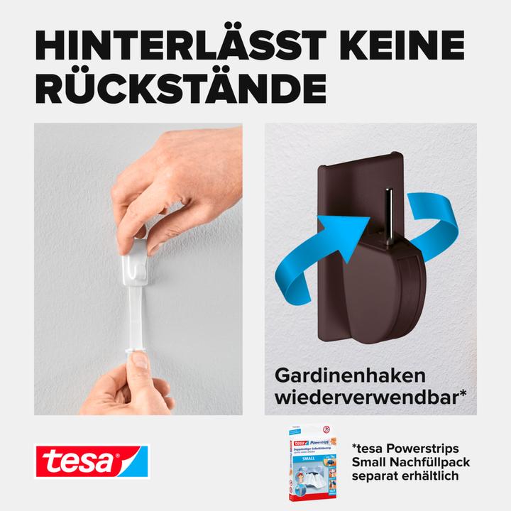 Image du produit tesa Powerstrips POSTER, Big Pack, 200g de maintien, 96x bandes adhésives double face (0.20 kg)