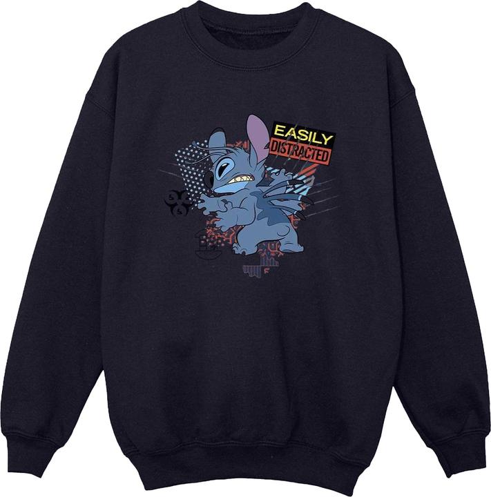 Produktbild Disney Lilo And Stitch Easily Distracted Sweatshirt (M)