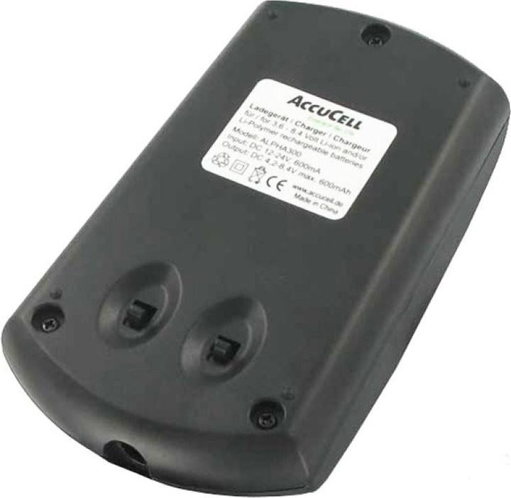 Actual product image AccuCell Charger suitable for battery Olympus Li-70B (Charger)