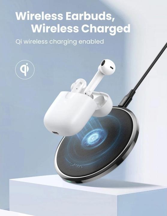 Actual product image Ugreen HiTune T2 Bluetooth 5.0 Earbuds (No noise cancelling, 4 h, Wireless)