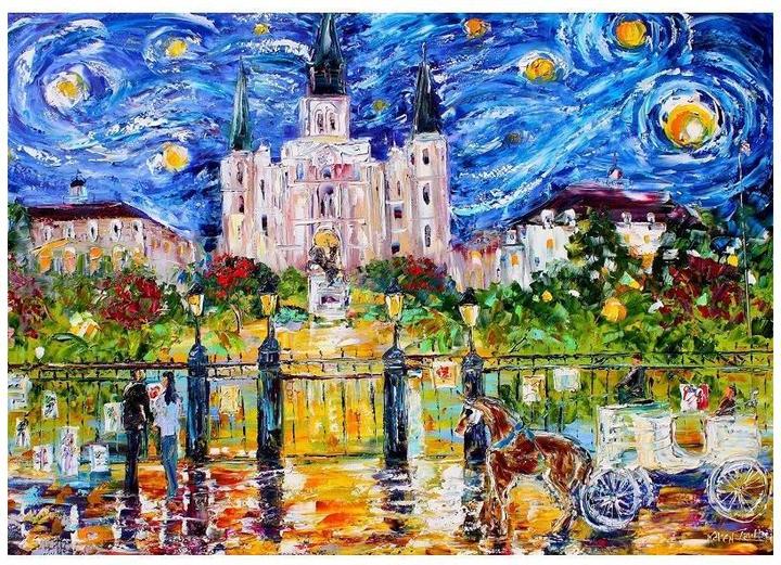 Produktbild Enjoy Puzzle ENJOY-1455 - Jackson Square, New Orleans, Puzzle, 1000 Teile (1000 Teile)