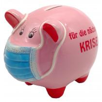 IKO Tirelire Corona "pour la prochaine crise" h = 11,5 (16,5 x 11,5 cm)