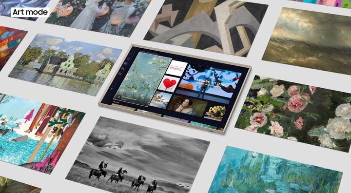 Actual product image Samsung Television The Frame 32 inch QE32LS03CBU (32", LS03C, QLED, Full HD, 2023)