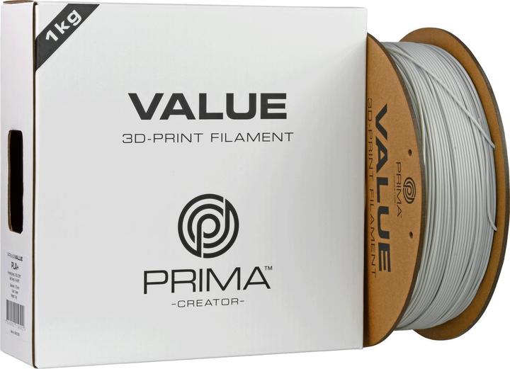 Actual product image Prima Creator PrimaValue PLA+ (PLA, 1.75 mm, 1320 g, Grey)