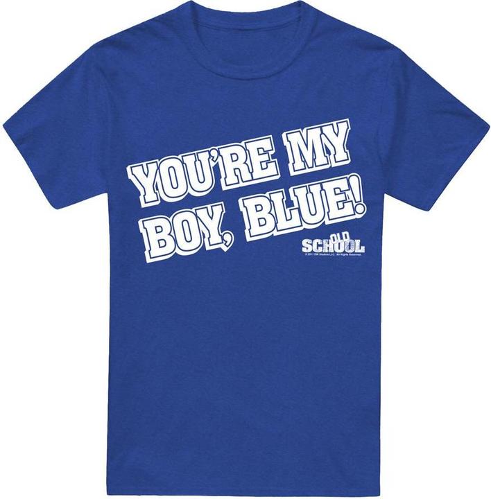 Actual product image Old School Unisex Adult My Boy Blue T-Shirt (S)