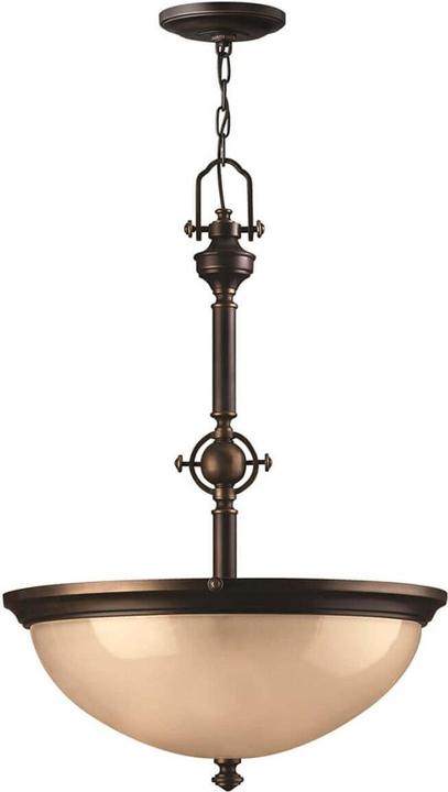 Actual product image Elstead Lighting Mayflower pendant light E27 triple older bronze (E27)