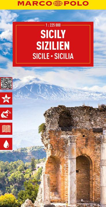 Actual product image Travel Map Italy 14 Sicily 1:225.000