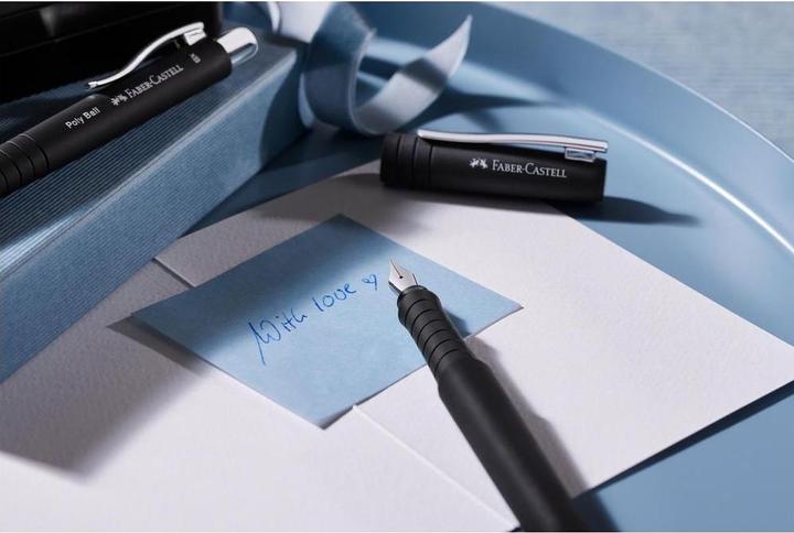 Actual product image Faber-Castell Gift set FH+KS Poly Pen/Ball black (Black, 3 x)