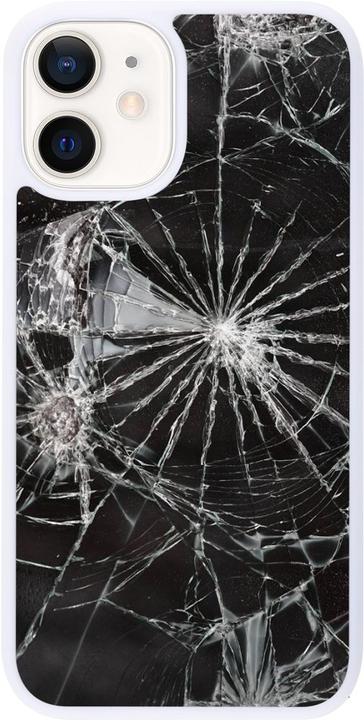 Actual product image PhoneLook Cover Silicone white Broken Screen (Apple iPhone 12 mini)