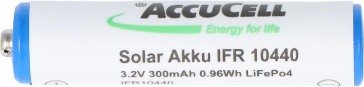 Image du produit AccuCell Batterie solaire IFR 10440 AAA solaire avec tête non protégée (1 pcs, 200 mAh, Batterie)