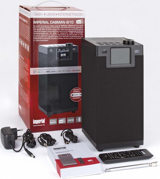 Image du produit Imperial Dabman i610 (Webradio, DAB+ DAB, VHF, FM, Bluetooth, WiFi)