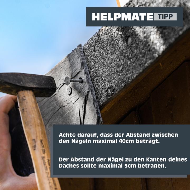 Image du produit Helpmate Dachpappnägel 2,8x30, verzinkt, 400 Gramm (1 pièce(s), 30 mm)