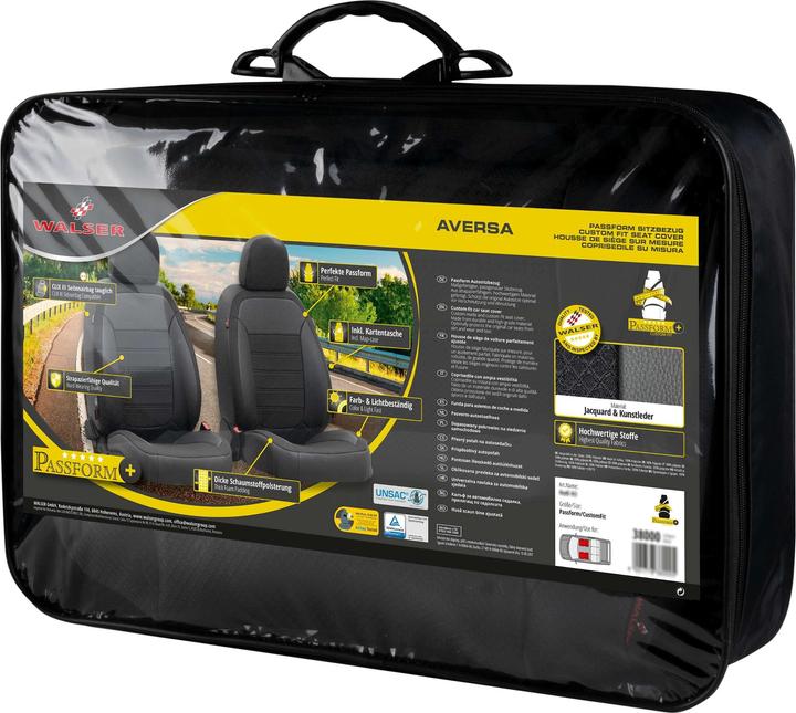 Actual product image Walser Seat cover for Hyundai ix35 (LM, EL, ELH) 08/2009-today, 2 single seat covers