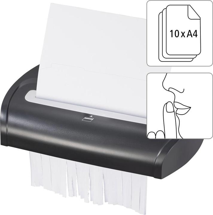 Actual product image Hama Premium M10 Shredder Micro-cut Shredding 22.5 cm 58 dB Black (Microcut)