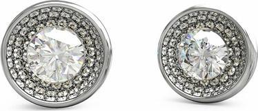 Guess Orecchini in acciaio con solitario unico JUBE03396JWRHT/U (Acciaio chirurgico)