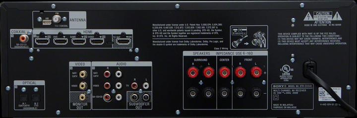 Image du produit Sony Str-Dh540 (5.2 canaux, FM, AM)