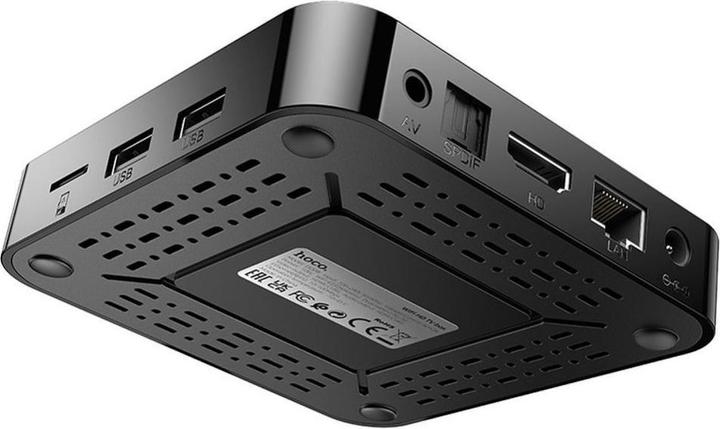 Produktbild Hoco Headphone with microphone TV box WiFi HD DQ08 black (16 GB, Android 10)