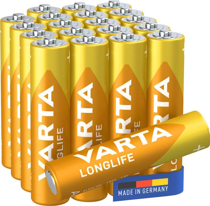 Produktbild Varta Longlife (20 Stk., AAA, 1100 mAh)