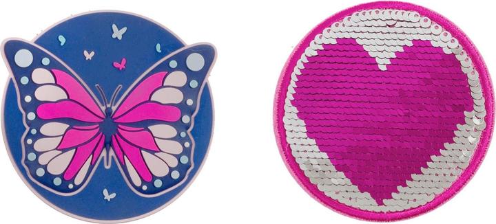 Schneiders Badges Butterfly + Heart, 2 Stück (Zusätzliche Polsterung)