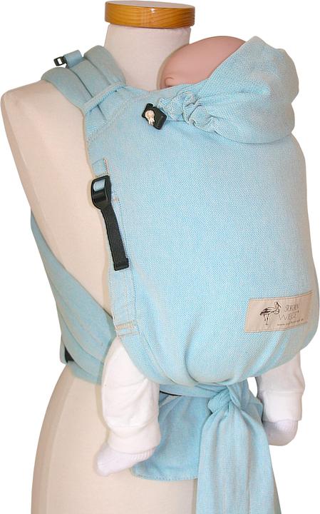 Actual product image Storchenwiege BabyCarrier with waist belt buckle