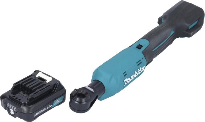 Makita WR 100 DA1 Battery ratchet screwdriver 12 V 47.5 Nm 1/4" 3/8" + 1x battery 2.0 Ah - without charger (3/8", 1/4")