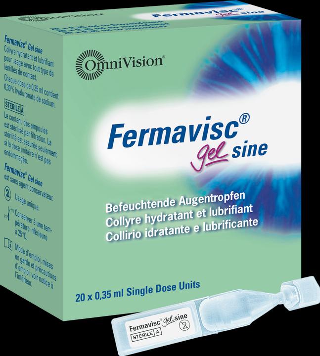 Actual product image OmniVision Fermavisc Gel Sine (7 ml, Fermavisc Gel sine Gtt Opht)