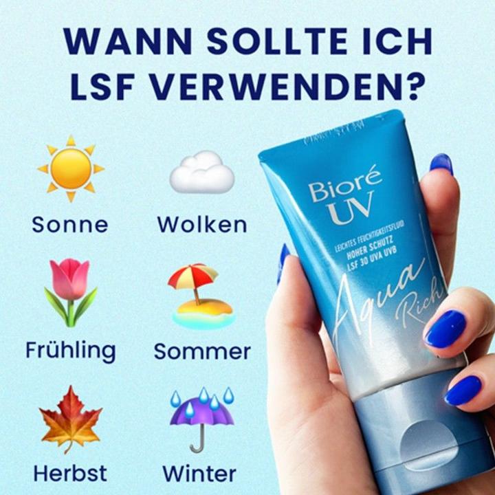 Actual product image Bioré Aqua Rich UV (Sun gel, SPF 50, 50 ml)