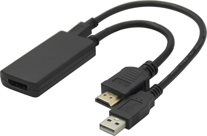 Deltaco Adapteris HDMI - DisplayPort, 4K/60Hz / 1902013 (HDMI)