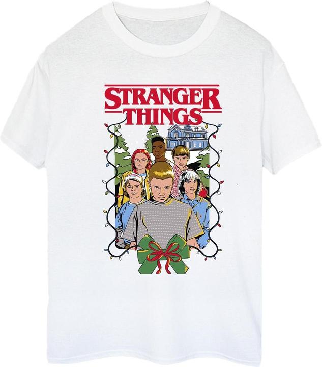 Immagine prodotto Netflix Stranger Things Christmas Poster Maglietta Ampia Donna (XL)