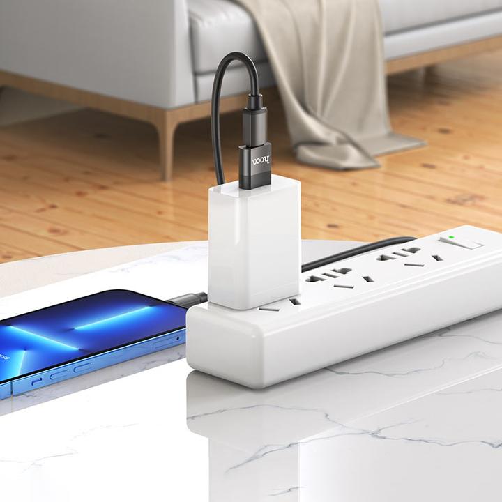 Actual product image Hoco USB-A (male) to USB-C (female) adapter (USB 3.2 Gen 1)